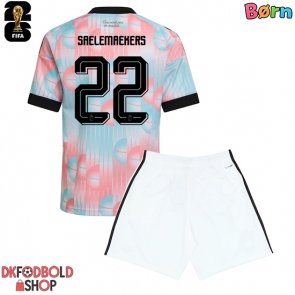 Belgien Alexis Saelemaekers #22 Udebanesæt Børn VM 2026 Kort ærmer (+ korte bukser)